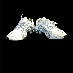 Nike Shox White and Gray Women's Sneakers